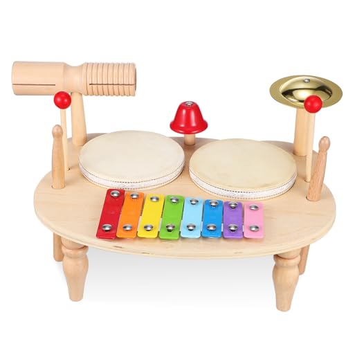 VICASKY Schlagzeug Xylophon-Instrument Aus Holz Handschlaginstrumente Musikinstrument Xylophon Musikinstrumente Aus Holz Schlaginstrument Xylophon Handtrommel Holzschlägel Hölzern VICASKY Schlagzeug Xylophon-Instrument Aus Holz Handschlaginstrumente Musikinstrument Xylophon Musikinstrumente Aus Holz Schlaginstrument Xylophon Handtrommel Holzschlägel Hölzern von VICASKY