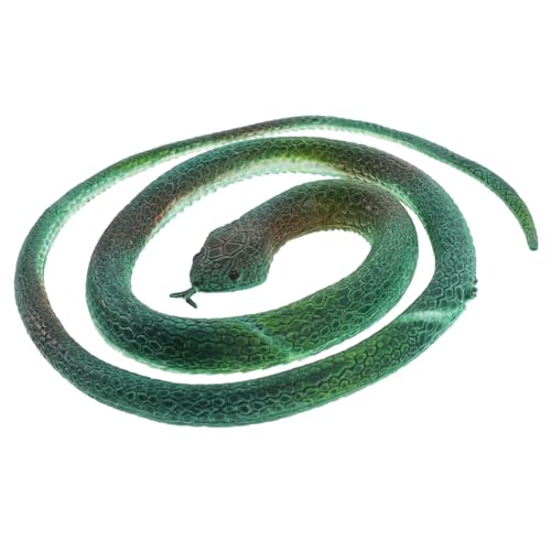 VICASKY Schlangenspielzeug Schlange Schlange Halloween-frühlingsspielzeug Party Parodie Halloween-requisitendekorationen Halloween-miniaturen Schlangenskulptur Gummi Green VICASKY Schlangenspielzeug Schlange Schlange Halloween-frühlingsspielzeug Party Parodie Halloween-requisitendekorationen Halloween-miniaturen Schlangenskulptur Gummi Green von VICASKY