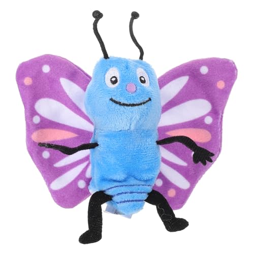 VICASKY Schmetterlings-Tierhandpuppe puppenspielzeug für Kleinkinder Puppen Lernspielzeug Stofftier Honigtopf Plüsch PP Baumwolle VICASKY Schmetterlings-Tierhandpuppe puppenspielzeug für Kleinkinder Puppen Lernspielzeug Stofftier Honigtopf Plüsch PP Baumwolle von VICASKY