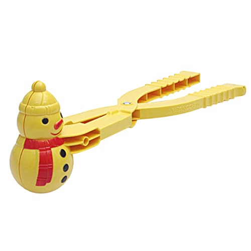 VICASKY Schneemann Form Schneeballmacher Für Outdoor Schneeballschlachten Zubehör Zufällige Farben Ideal Für Winterspiele Und Schneespaß von VICASKY
