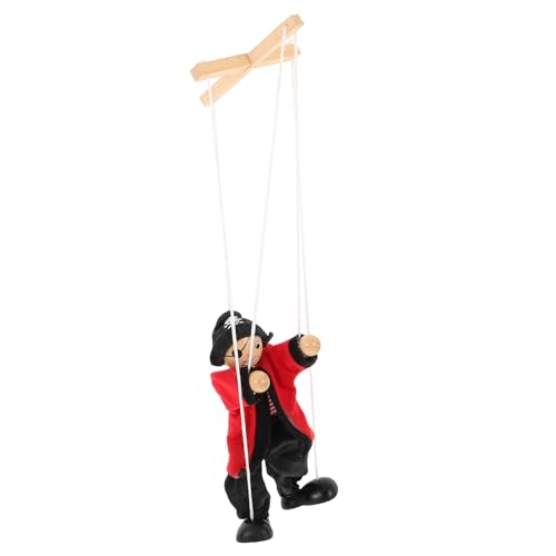 VICASKY Schnurmarionette Aus Holz Piratenpuppe Puppen Für Erwachsene Interaktives Spielzeug Puppen Für Kinder Von 8–10 Jahren Puppenspielzubehör Puppen Für Puppentheater von VICASKY