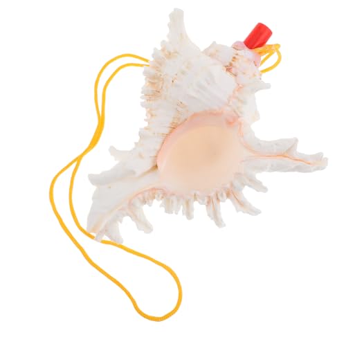 VICASKY Schraubwinkelpfeife Muscheldekor Muscheltrompete Mit Umhängeband Taschentrompete Dekomuscheln Damen Geräuschpfeifen Pfeifendekore Lustiger Muscheln Conch VICASKY Schraubwinkelpfeife Muscheldekor Muscheltrompete Mit Umhängeband Taschentrompete Dekomuscheln Damen Geräuschpfeifen Pfeifendekore Lustiger Muscheln Conch von VICASKY