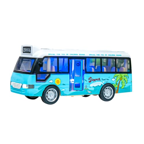 VICASKY Schulbus mit Licht und Musik Bus Modell Realistische Simulation Abnehmbares Dach Pädagogisch Fördernd Geeignet für Jungen und Mädchen Weltraumblau VICASKY Schulbus mit Licht und Musik Bus Modell Realistische Simulation Abnehmbares Dach Pädagogisch Fördernd Geeignet für Jungen und Mädchen Weltraumblau von VICASKY