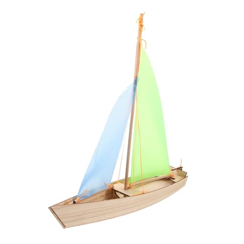 VICASKY Segelmodell Bootszubehör zum Zusammenbauen von Booten bastelzeug für für Puzzle Segelboot-Ornament aus Holz segelboot DIY Form von VICASKY
