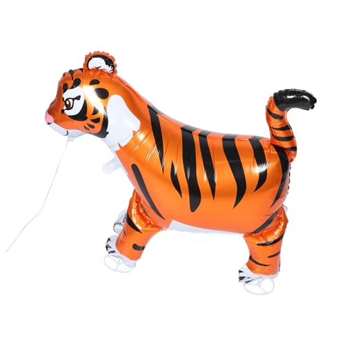 VICASKY Selbstfahrender Tiger Folienballon mit Rädern Aufblasbare Tierdekoration für Kindergeburtstagsfeiern Geeignet für Tiermottos und Lebendige Partystimmung VICASKY Selbstfahrender Tiger Folienballon mit Rädern Aufblasbare Tierdekoration für Kindergeburtstagsfeiern Geeignet für Tiermottos und Lebendige Partystimmung von VICASKY