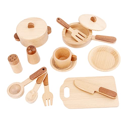 VICASKY Küchenspielzeug Set Aus Realistische Kochutensilien Für Kreative Rollenspiele Kinderküche Mit Hochwertigem Buchenholz Ideal Für Fantasievolles Und Lernen VICASKY Küchenspielzeug Set Aus Realistische Kochutensilien Für Kreative Rollenspiele Kinderküche Mit Hochwertigem Buchenholz Ideal Für Fantasievolles Und Lernen von VICASKY