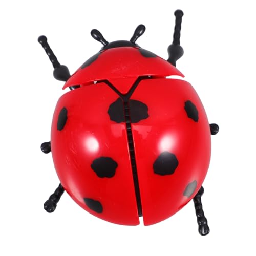 VICASKY Aufziehspielzeug für Kinder Realistisches Marienkäfer Modell Interaktives Käferspielzeug Mechanisches Krabbelspielzeug für Zuhause und Schule von VICASKY