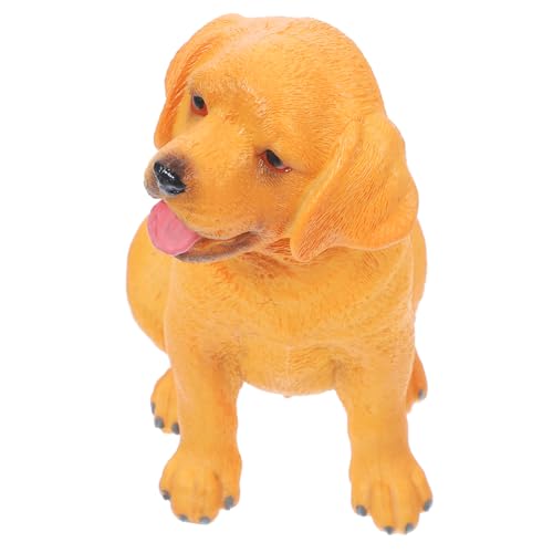 VICASKY Simulation Hund Modell Realistisches Hundespielzeug für Plüschfigur für für Dekoration und Lernspielzeug Labrador Welpen Figur von VICASKY