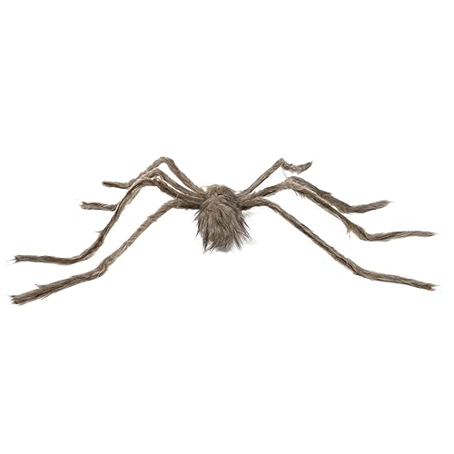 VICASKY Simulation Plüschspinne Halloween Innendekoration Stofftier Gefälschte Spinnen Gruselige Outdoor Spinnennetz Dekoration Halloween Aufblasbares Ornament Halloween von VICASKY