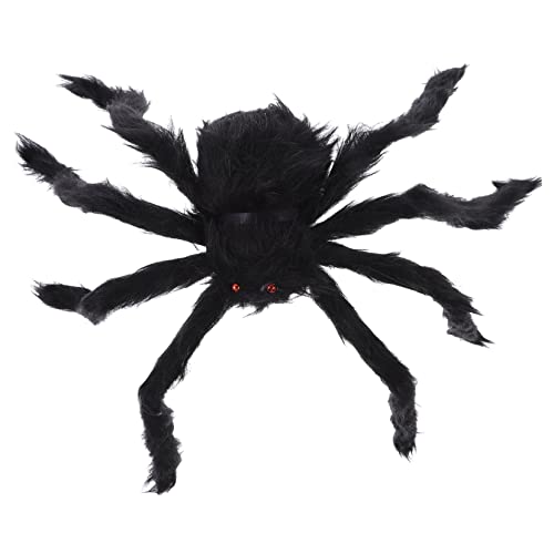VICASKY Simulation Spinnenspielzeug Realistische Spinne Halloween-Dekorationen Im Freien Halloween Streich Gruselige Halloween-Dekoration Große Halloween-spinne Partyzubehör Wolle Black VICASKY Simulation Spinnenspielzeug Realistische Spinne Halloween-Dekorationen Im Freien Halloween Streich Gruselige Halloween-Dekoration Große Halloween-spinne Partyzubehör Wolle Black von VICASKY
