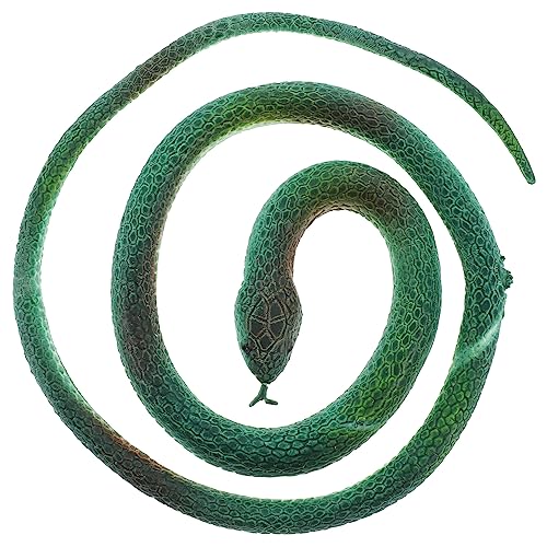VICASKY Simulation Tierfigur Halloween-Requisitendekorationen Schlange Schlange Halloween Dekoration Halloween-Dekoration interessantes Schlangenspielzeug Schlangenerkennungsmodell Gummi von VICASKY