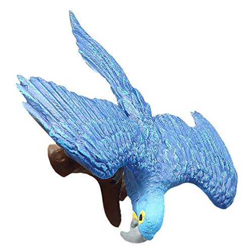 VICASKY Simulation Tiermodell Künstliches Vogelmodell für Blau Gelb Kreatives Deko Element für Zuhause und Büro für Lernspielzeug Entspannung von VICASKY