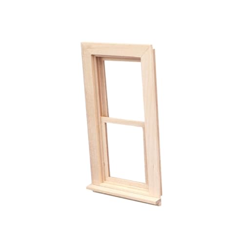 VICASKY Puppenhaus Material Fenster Holz Puppe Dekorative Puppe Möbel Für Spielhaus von VICASKY