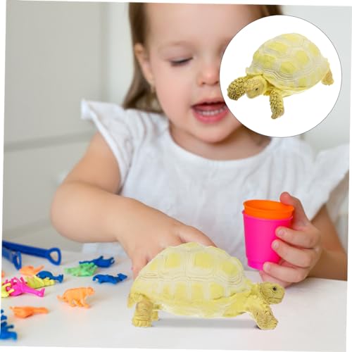 VICASKY Simulations Schildkrötenmodell aus Langlebigem Kunststoff Realistische Tierfigur mit Lebendigen Farben und Detailgetreuer Haltung Pädagogisches Lernspielzeug Fantasie und Geeignet von VICASKY