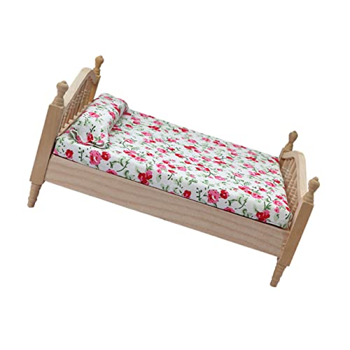 VICASKY Simulationsbett Miniaturmodell Mini-hausbett Puppenhausdekoration Kleine Hausmöbel Für Kleines Miniatur-bettdekoration Puppenhaus Minibett Kinderspielzeug Khaki Stoff VICASKY Simulationsbett Miniaturmodell Mini-hausbett Puppenhausdekoration Kleine Hausmöbel Für Kleines Miniatur-bettdekoration Puppenhaus Minibett Kinderspielzeug Khaki Stoff von VICASKY