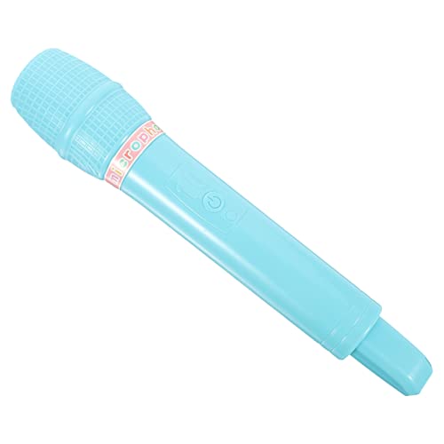 VICASKY Simulationsmikrofon Kindergeschenke Mikrofonspielzeug Vortäuschen Mikrofon Requisitenmikrofon Gefälschtes Mikrofon Kinderspielzeug Kindermikrofon Partymikrofon Kunststoff Blau von VICASKY