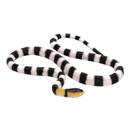 VICASKY Simulationsschlangenmodell Tiere Bauernhofspielzeug Plüschspielzeug Tierfiguren Ferngesteuerte Schlange Kleinkindspielzeug Plüschtier Kinderspielzeug Schlangenfigur Weiß PVC VICASKY Simulationsschlangenmodell Tiere Bauernhofspielzeug Plüschspielzeug Tierfiguren Ferngesteuerte Schlange Kleinkindspielzeug Plüschtier Kinderspielzeug Schlangenfigur Weiß PVC von VICASKY