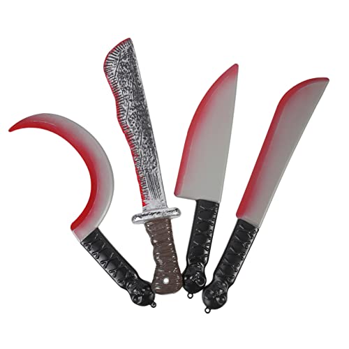VICASKY Simulierte Messer Halloween Requisiten Party Cosplay Klingen Falsche Cutter Blutige Deko Für Gruselige Kostüme VICASKY Simulierte Messer Halloween Requisiten Party Cosplay Klingen Falsche Cutter Blutige Deko Für Gruselige Kostüme von VICASKY