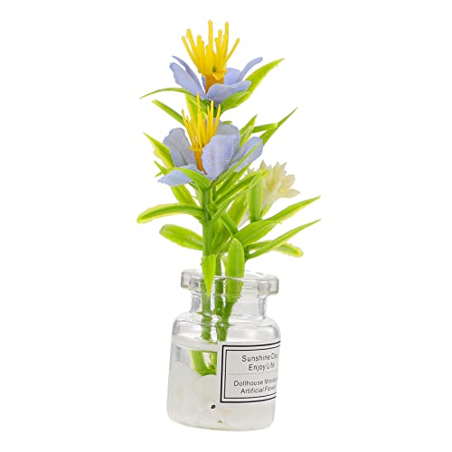 VICASKY Simulierte Topfverzierung Mini-Dinge Mini-Bonsai-Requisite Mikrolandschaftspflanze Miniaturen Zubehör Für Feengärten Winzige Möbel Mini-zubehör Miniaturblumen Figur Plastik Blue VICASKY Simulierte Topfverzierung Mini-Dinge Mini-Bonsai-Requisite Mikrolandschaftspflanze Miniaturen Zubehör Für Feengärten Winzige Möbel Mini-zubehör Miniaturblumen Figur Plastik Blue von VICASKY