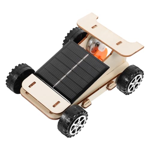 VICASKY Solar Auto Bausatz für Wissenschaftliche Experimente DIY Solarmodell Leicht Zusammenbaubar Pädagogisches Lernspielzeug für Schüler Langlebiges Tragbares von VICASKY