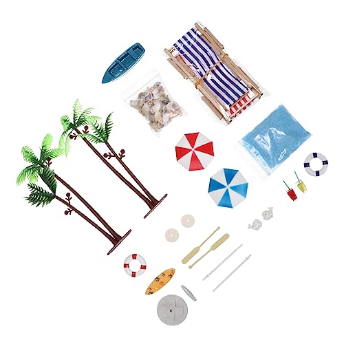 VICASKY Sommer Accessoires Strandzubehör Sandkasten Puppenhauszubehör Figuren Strandtuch Strandhütte-duschvorhang Miniteich Deko Mikrolandschaftsornament Colorful Harz VICASKY Sommer Accessoires Strandzubehör Sandkasten Puppenhauszubehör Figuren Strandtuch Strandhütte-duschvorhang Miniteich Deko Mikrolandschaftsornament Colorful Harz von VICASKY