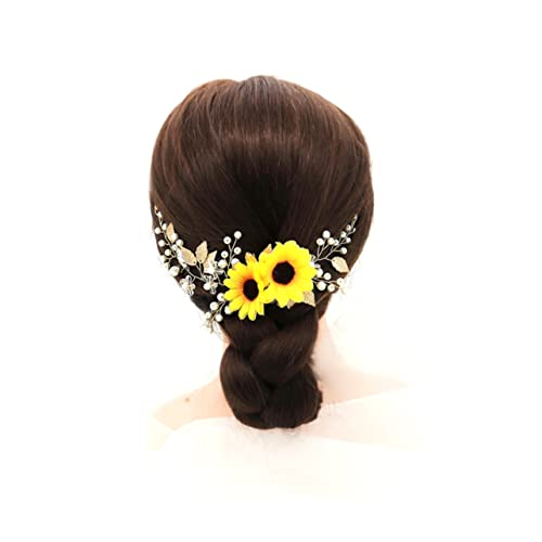 VICASKY Sonnenblumen Haarband für Hochzeiten und Partys Leichtes Handgefertigtes Accessoire mit Liebevollen Details für Braut und Festtagsdeko Einzigartiger Fotorequisit für VICASKY Sonnenblumen Haarband für Hochzeiten und Partys Leichtes Handgefertigtes Accessoire mit Liebevollen Details für Braut und Festtagsdeko Einzigartiger Fotorequisit für von VICASKY