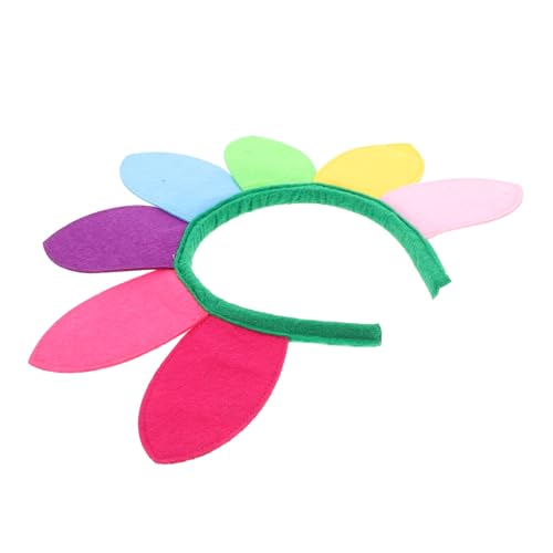 VICASKY Sonnenblumen Haarband für Wunderschönes Party Accessoire mit Großen Blütenblättern für Geburtstagsfeiern Festivals und Fotoshootings Farbenfrohes Headdress für Charmante Auftritte von VICASKY