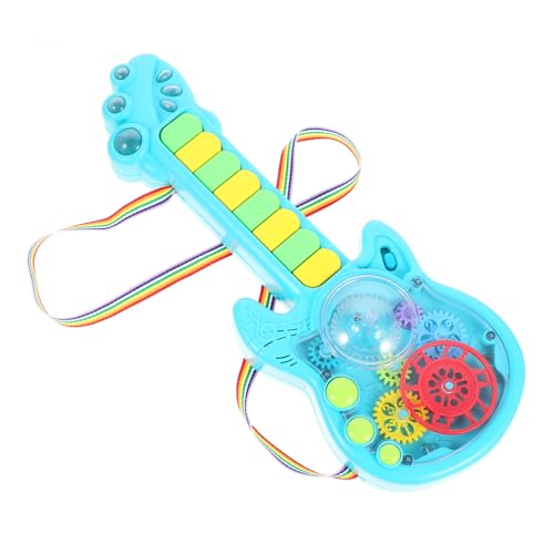 VICASKY Sound- Und Lichtgitarrenspielzeug Pädagogisches Lustiges Gitarrenspielzeug Elektrisches Instrument Gitarrenspielzeug Für Kleinkinder Gitarrengeschenk Für Plastik VICASKY Sound- Und Lichtgitarrenspielzeug Pädagogisches Lustiges Gitarrenspielzeug Elektrisches Instrument Gitarrenspielzeug Für Kleinkinder Gitarrengeschenk Für Plastik von VICASKY
