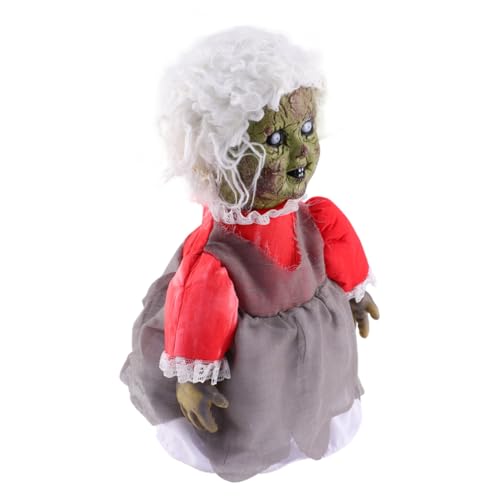VICASKY Sprachgesteuerte glühende Geisterbaby verfolgt gruselige Puppen Gruselige Halloween-Puppe Kleine animierte -Spielzeuge Babys beängstigende Puppen Plastik VICASKY Sprachgesteuerte glühende Geisterbaby verfolgt gruselige Puppen Gruselige Halloween-Puppe Kleine animierte -Spielzeuge Babys beängstigende Puppen Plastik von VICASKY