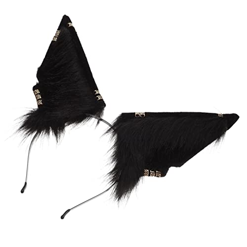 VICASKY Stirnband mit Tierohren stirnbänder plüschiges Haardekor-Accessoire tierische Ohrenhaare Party-Haarreifen Hasenohren Stirnband Cosplay-Haarreifen Ohren Stirnbänder von VICASKY