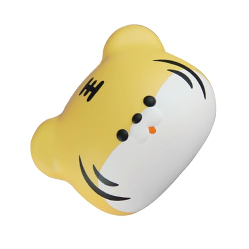 VICASKY Süßes Tiger Kopf Squeeze Stressabbau für Tragbares PU Perfektes für Freunde für Unterwegs Geeignet von VICASKY