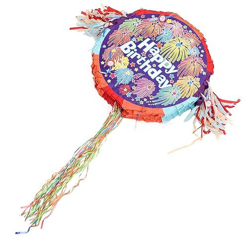 VICASKY Süßigkeiten Piñata für Geburtstagsfeiern Dekorative Piñata aus Runde Form für Mottopartys Karneval und Gefüllt mit Überraschungen und Geschenken von VICASKY