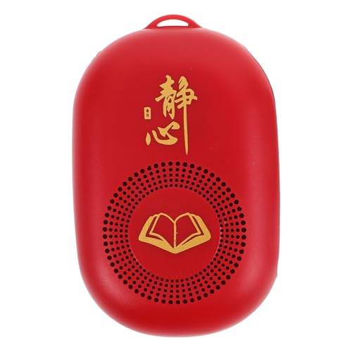 VICASKY Täglicher Gebrauch Beten Musik Player Soundmaschine Chanting Player Gerät Gebet Chanting Gerät Gebet Chanting Maschine Tragbare Gebetsmaschine Chanting Musikgerät Kunststoff Rot von VICASKY