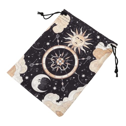 VICASKY Tarot Karten Aufbewahrungsbeutel aus Weichem Kordelzug Tasche für Tarotkarten Schutz und Organisation Attraktives Design Stilvoller Tarot Karten Organizer VICASKY Tarot Karten Aufbewahrungsbeutel aus Weichem Kordelzug Tasche für Tarotkarten Schutz und Organisation Attraktives Design Stilvoller Tarot Karten Organizer von VICASKY