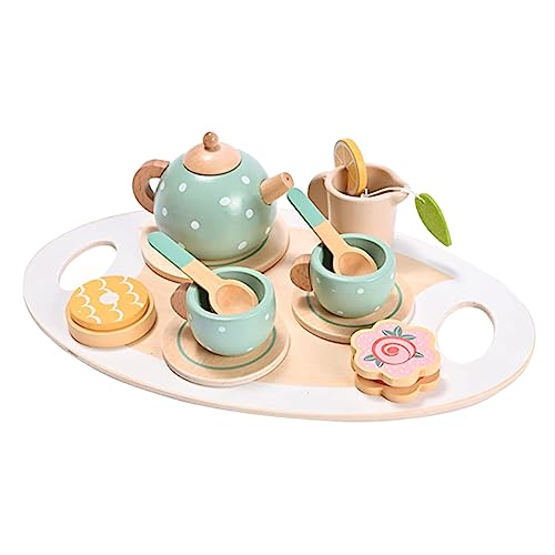 VICASKY Tee Set Für Kleinkinder 15 Teiliges Teeservice Für Ideales Rollenspiel Für Teeparty Holzspielzeug Für ädchen Und Jungen Kinderküche Zubehör VICASKY Tee Set Für Kleinkinder 15 Teiliges Teeservice Für Ideales Rollenspiel Für Teeparty Holzspielzeug Für ädchen Und Jungen Kinderküche Zubehör von VICASKY