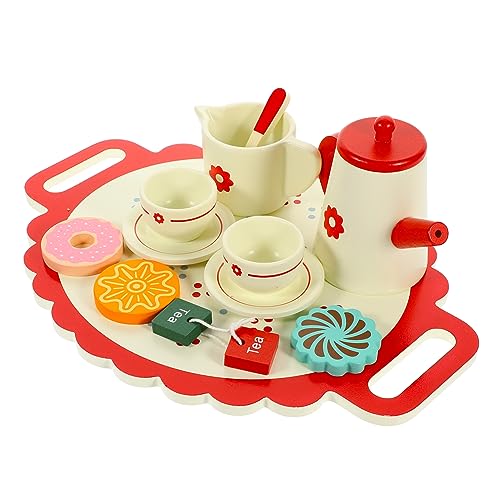 VICASKY Tea Set for Kids Teeservice Set Für Miniatur Teewaren Rollenspiel Küchenspielzeug 10 Teiliges Set Aus Hochwertigem Für Kreative Teepartys Ideal Für Kleinkinder Und Vorschulkinder von VICASKY