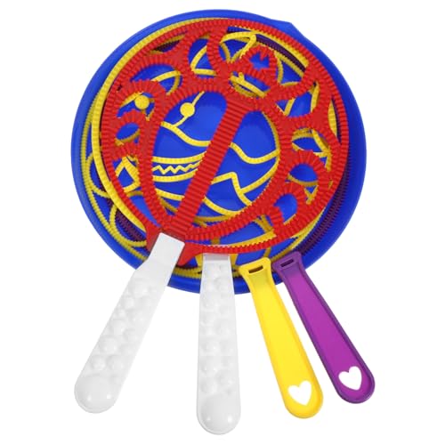 VICASKY Teiliges Bubble Blower aus Bruchsicherem Abs mit Großen Seifenblasenstäben und Tray Wiederverwendbar Schillernde Riesenblasen für Outdoor Geburtstags Partyspaß von VICASKY