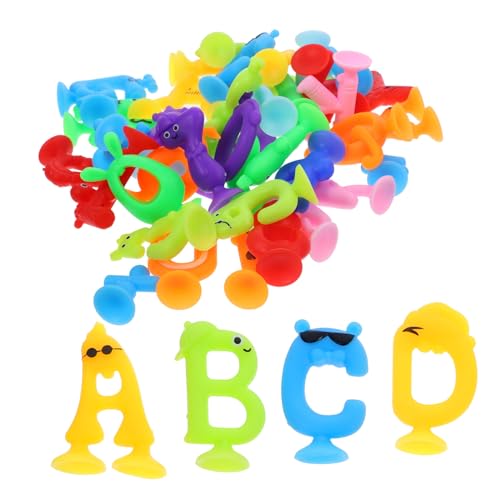 VICASKY Teiliges Buchstaben und Zahlen Saugnapfspielzeug aus Silikon Lernspielzeug für Vorschulkinder zur Kognitiven Entwicklung Kreatives Badespielzeug für Jungen und Mädchen VICASKY Teiliges Buchstaben und Zahlen Saugnapfspielzeug aus Silikon Lernspielzeug für Vorschulkinder zur Kognitiven Entwicklung Kreatives Badespielzeug für Jungen und Mädchen von VICASKY