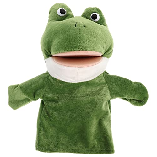 VICASKY Handpuppe Für Kinder Tierpuppen Weiches Plüschpuppenspielzeug Mit Beweglichem Mund Lernspielzeug Für Kinder Zum Geschichtenerzählen von VICASKY