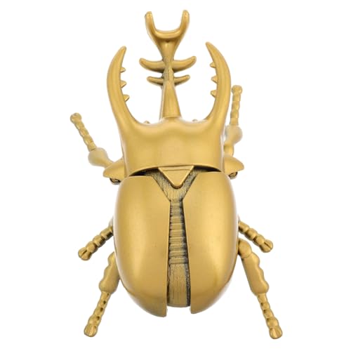 VICASKY Tierspielzeug Kinderspielzeug bewegliches Krabbelspielzeug Tier für Prank für Partys Streichspielzeug Party-Aufziehspielzeug Plastik Golden VICASKY Tierspielzeug Kinderspielzeug bewegliches Krabbelspielzeug Tier für Prank für Partys Streichspielzeug Party-Aufziehspielzeug Plastik Golden von VICASKY