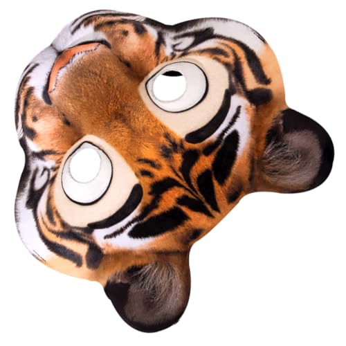 VICASKY Tigermaske: Dekorative Tiermaske Für Halloween – Tiger-cosplay-requisiten Für Cosplay-maskenpartys Und Geburtstagsfeiern von VICASKY