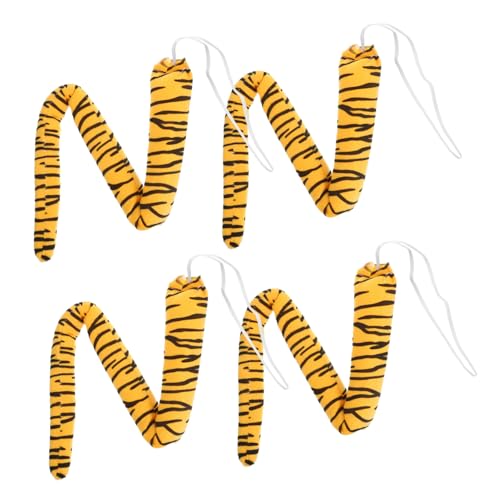 VICASKY Tigerschwanz: Tigerschwanz-kostüm-Requisite Für Kinder – Kostüm-Requisite Für Halloween-Partys Und Bühnenauftritte – Tier-Cosplay-zubehör von VICASKY