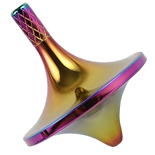 VICASKY Top Relief Handdrehung Klassisches Messing Klein Klein Gyro Fidgets Gyroskop Lustiges Gyro Finger Gyro Schreibtisch Fidgets Für Erwachsene Kupfer Bunt von VICASKY