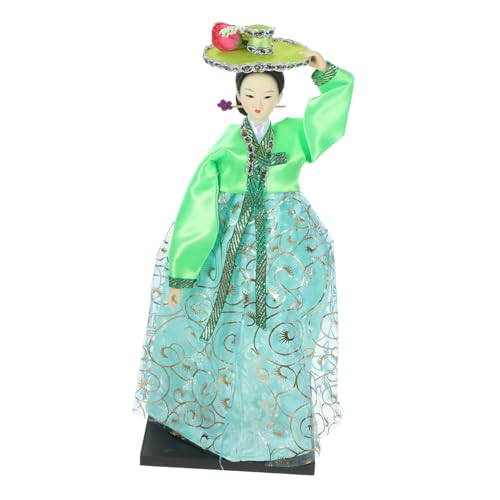 VICASKY Traditionelle Hanbok Puppe aus Koreanische Figur mit Feiner Verarbeitung Dekorativ für Tisch oder Regal Souvenir für Koreanischliebhaber Zufällige Farbvarianten Zufällige Farbe VICASKY Traditionelle Hanbok Puppe aus Koreanische Figur mit Feiner Verarbeitung Dekorativ für Tisch oder Regal Souvenir für Koreanischliebhaber Zufällige Farbvarianten Zufällige Farbe von VICASKY