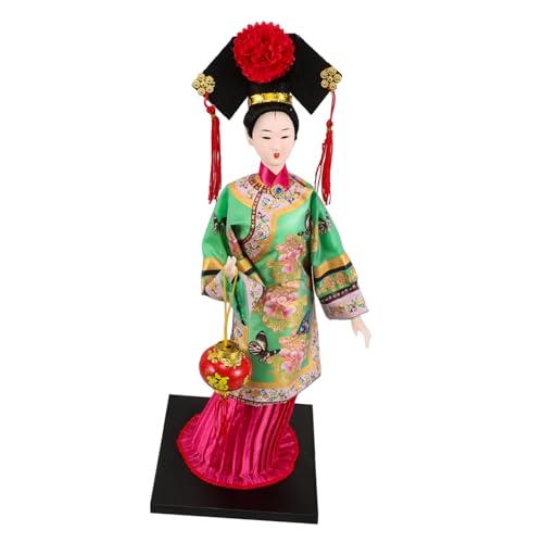 VICASKY Traditionelle Kleidung Puppen Puppenfigur Traditionelle Handwerksfigur Sammlerpuppe Figur Traditionelle Sammlerpuppe Sammlerpuppe Polyester Grün VICASKY Traditionelle Kleidung Puppen Puppenfigur Traditionelle Handwerksfigur Sammlerpuppe Figur Traditionelle Sammlerpuppe Sammlerpuppe Polyester Grün von VICASKY