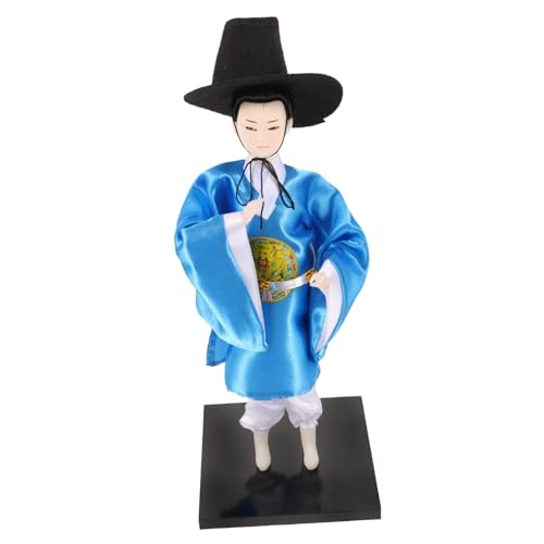 VICASKY Traditionelle Koreanische Hanbok Figur Handgefertigte Desktop Dekoration mit Lebendiger Farbgestaltung für Zuhause Büro Koreanische Restaurants und Sammler VICASKY Traditionelle Koreanische Hanbok Figur Handgefertigte Desktop Dekoration mit Lebendiger Farbgestaltung für Zuhause Büro Koreanische Restaurants und Sammler von VICASKY