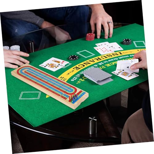VICASKY Traditionelles Cribbage Brettspiel aus Holz Robustes Punktespiel für Erwachsene und Reise mit Spielkarten Langlebiges Design für Party und Freizeitspaß von VICASKY