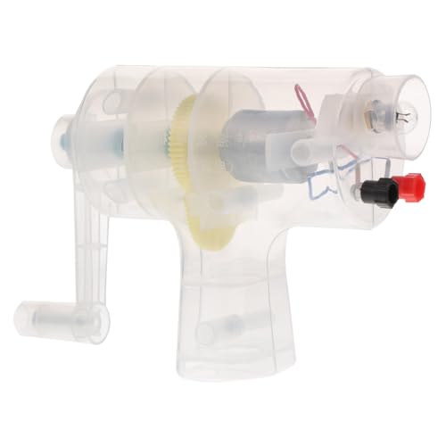 VICASKY Tragbarer Handkurbel Stromgenerator für Wissenschaftliche Experimente Kompakter DIY Handgenerator für Physikunterricht und Elektrische Lernversuche Leicht und Transportabel von VICASKY