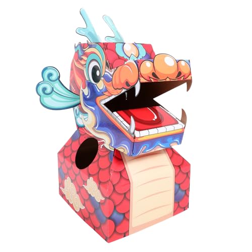 VICASKY Tragbares Diy Drachenkostüm aus Kreatives Bastelspielzeug für Kartonbox für Fantasievolles und Gemeinsames Basteln Fördert Kreative Denkfähigkeiten VICASKY Tragbares Diy Drachenkostüm aus Kreatives Bastelspielzeug für Kartonbox für Fantasievolles und Gemeinsames Basteln Fördert Kreative Denkfähigkeiten von VICASKY