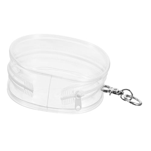 VICASKY Transparente Puppentragetasche PVC Outdoor Reise Aufbewahrungstasche mit Haken für Kleine Puppen Leicht Strapazierfähig und Tragbar für Schule und Shopping von VICASKY